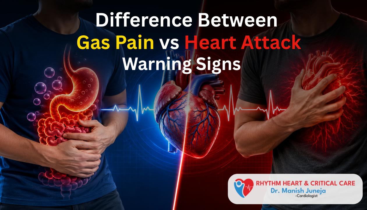 Difference Between Gas Pain vs Heart Attack