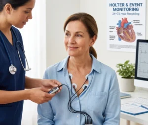 Holter Monitoring (24–72 Hr) ± Event Recorder