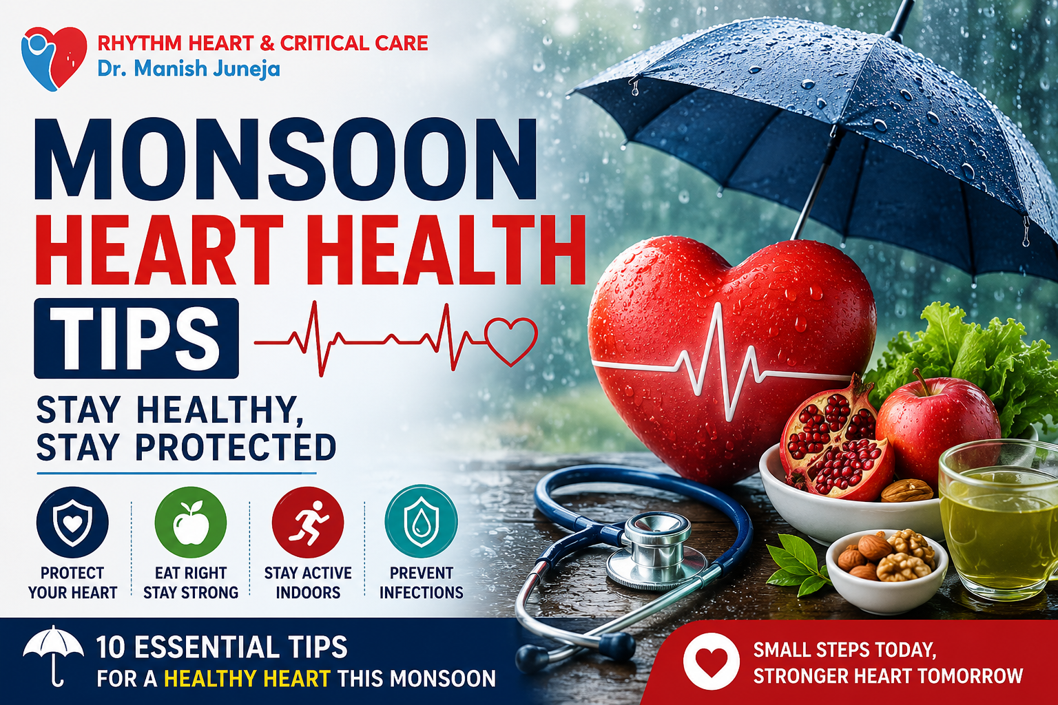 Monsoon heart health tips