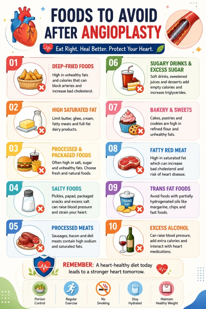 Foods to Avoid After Angioplasty