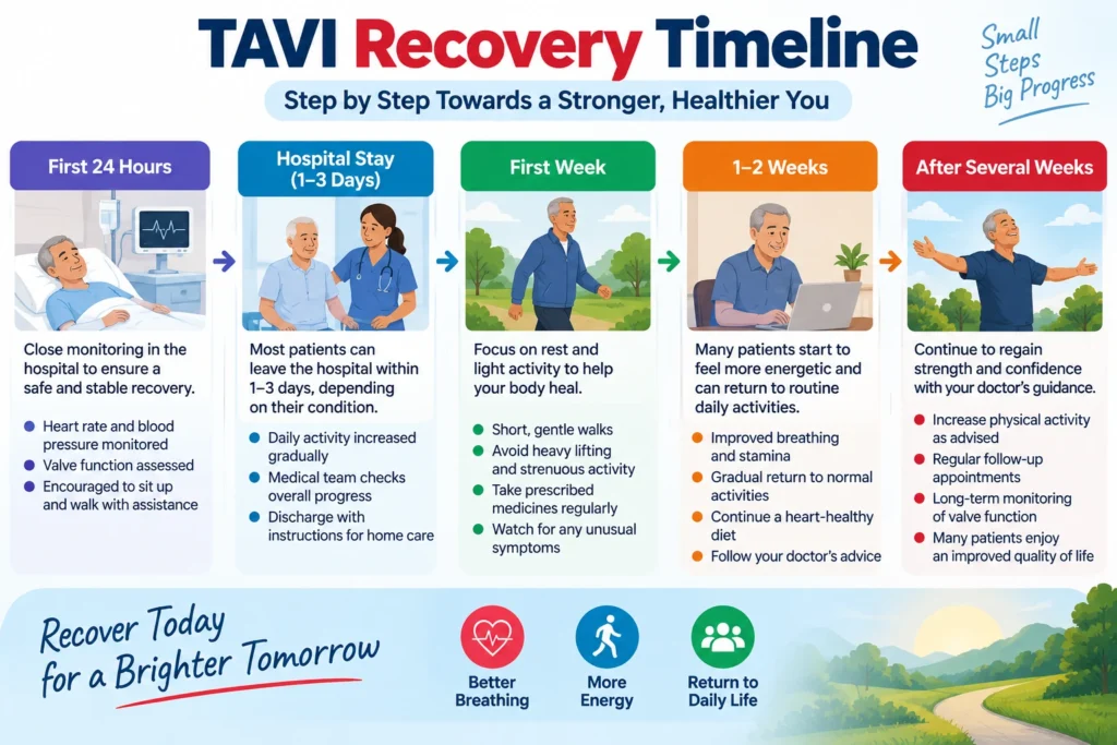 TAVI Recovery Timeline
